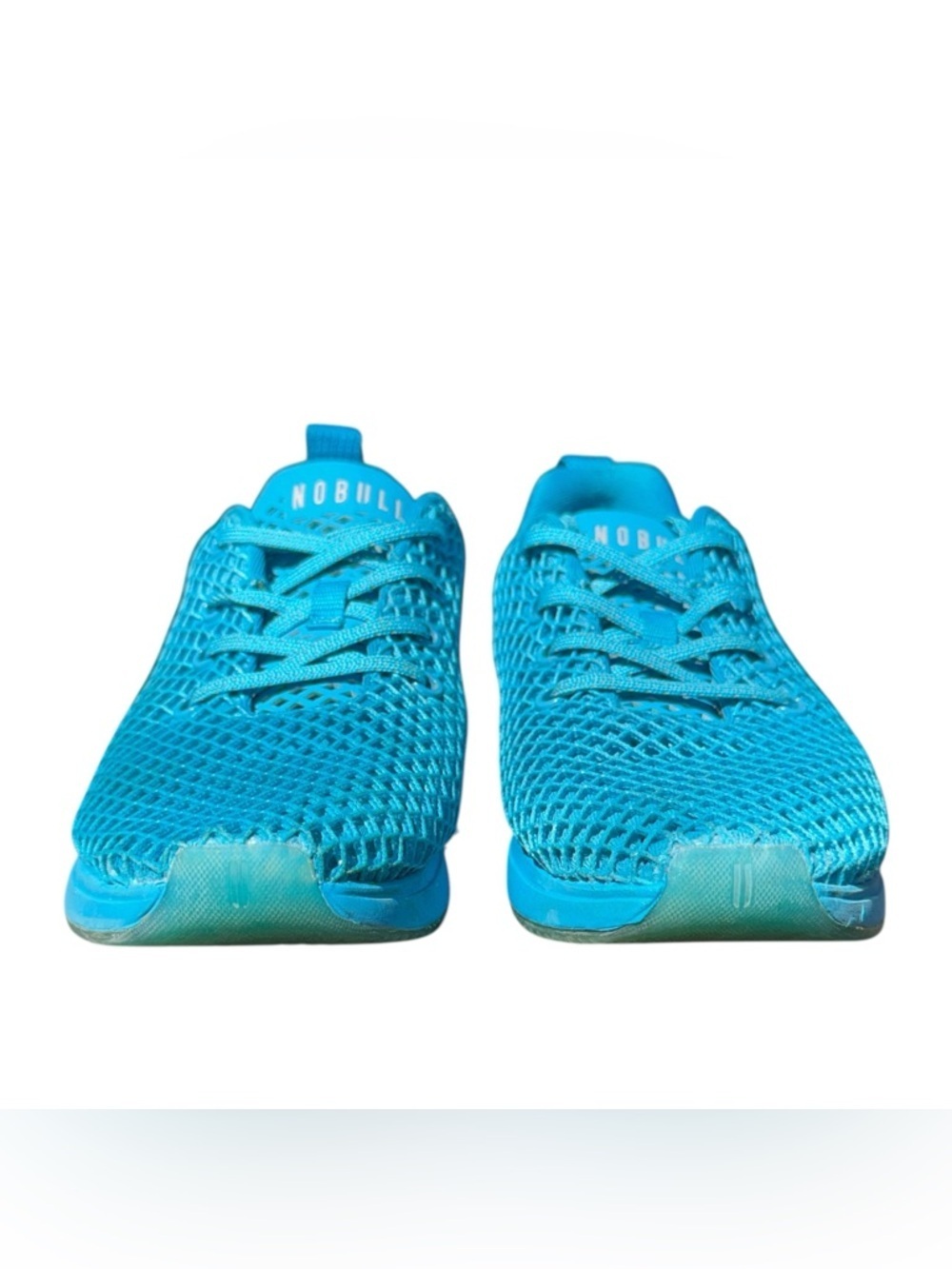 NOBULL Diamond Mesh Runner Running Training Sneakers Neon Blue W9/M7.5 - Picture 4 of 16